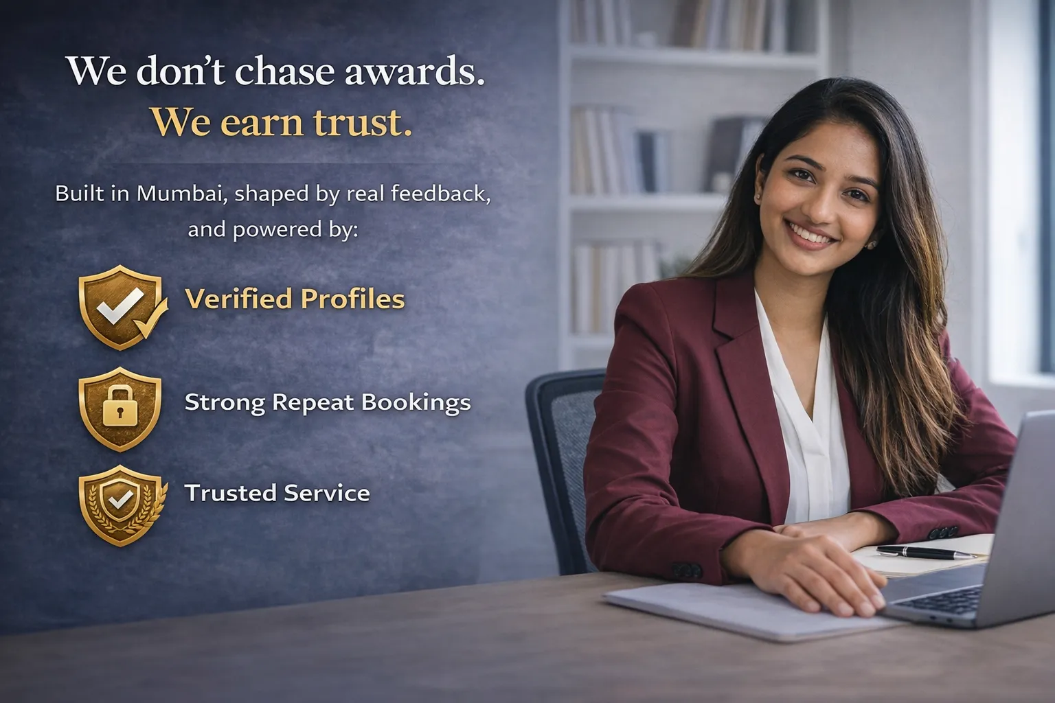 We don't chase awards. We earn trust.